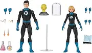 [Marvel] Classic Legends Series Franklin Richards and Valeria Richards, Fantastic Four Collectible 6 Inch Action Figures, 15 Accessories