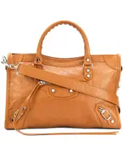 Balenciaga Classic City Small Shoulder Bag in Camel