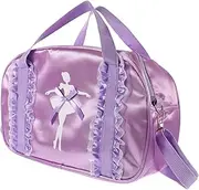 [BESPORTBLE] Fashionable Dance Bag for Shoulder Strap Capacity Storage present for Back to School Attractive Cartoon Design Durable Material with Lace Dance Pattern