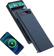 Outdoor Travel Charger, Battery Pack Charger, High Capacity Battery Pack, Charger LCD Display Lightweight Portable Travel Charger, 2.2cm/0.91"