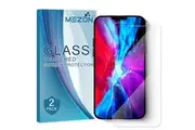 [Set of 2] Apple iPhone 12 Pro Max (6.7) Tempered Glass Crystal Clear Premium 9H HD Screen Protector by MEZON Case Friendly, Shock Absorption (iPhone 12 Pro Max, 9H)
