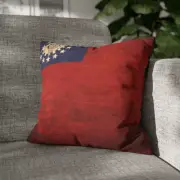 CUSHION COVER PILLOW CASE|MYANMAR-BURMA COUNTRY FLAG