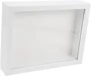 22x17cm Wooden Floating Frame Deep Shadow Box for Flowers Dry Flowers Picture Frame Craft Storage Box