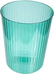 KOMBIUDA Transparent Trash Can Multi-Function Waste Bucket for Home Office Practical Garbage Container for Bedrooms Living Room Washable Reusable Design Transparent