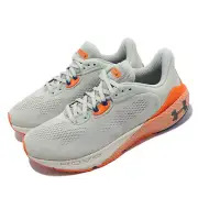 Under Armour HOVR Machina 3 UA Green Orange Men Road Running Shoes 3024899-304