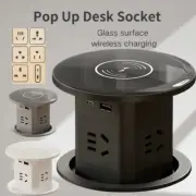 Power Automatic Pop Up Socket Tower Socket Adapter USB Type-c Wireless Charge