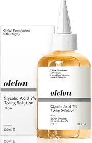 Glycolic Acid 7% Facial Toner Hydrating and Exfoliating Toning Solution for Skin(120ml)