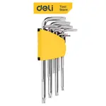 【DELI得力】TORX 六角扳手組 9PCS (EDL3091)｜扳手