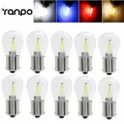 10PCS LED Turn Signal Reverse Light 2W 1156 BA15S Backup Lamp Bulbs DC 12V-28V
