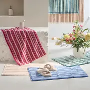 Samara Stripe Towelling Bath Mat [HABBSAMAW25BM]