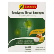 [Bosistos] Bosisto's Eucalyptus Throat Lozenges Sugar Free 50g