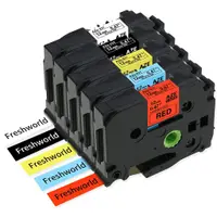 在飛比找蝦皮購物優惠-免運副廠標籤帶 黃底黑字 TZe-611 TZe-621 T