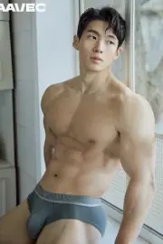 [L252] Male Model Showing Off Body Fine Art Hunky Physique MATTE OR GLOSS OPTION