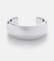 [Jennifer Fisher] Jennifer Fisher Puffy 10kt rhodium-plated brass cuff One Size silver