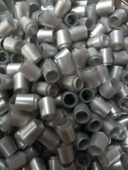 200X NEW PREM GOLF FERRULES .355 SILVER "COLLARED" IRON FERRULES.355 .55OD