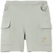 JAMIE KAY(ジェイミーケイ) JKCP252918 Kids' Half Pants, Absorbent, Quick Drying, JK Bear Embroidery