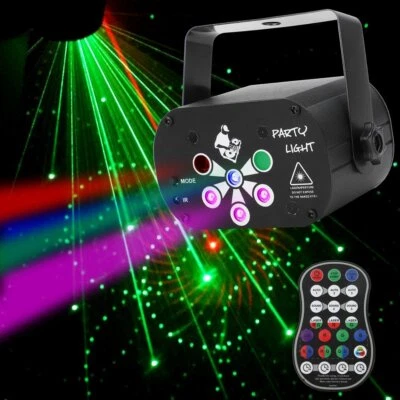 980 Patterns Disco Lights RGB Laser Projector Stage Lighting Party KTV Club Lamp