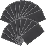 GLEAVI 20pcs End Cover Caps for Aluminum Profiles Easy Install Dirtproof Splashproof for Aluminum Extrusions Accessory for Profile Closure
