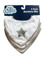 [Big Softies] Bandana Bibs 3 Pack in Multi