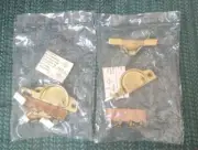 2 - Amerock BP-3480-3 Cabinet Drawer Furniture Window Sash Lock Brass Finish