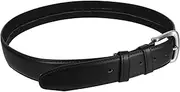 [TOBBOMEY] Mens Hidden Pouch Waist Belt Zipper Travel Money Belt for Cash Valuables Concealed Wallet Design Elegant Versatile for Various Occasions