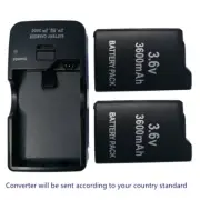 2x Rechargeable Battery Back + charger for Sony PSP 1000 1001 1002 1003 1004 new