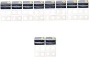 DIYEAH Clear Holders Transparent Clips Wrap Paper for Collections Each of Protect Organize