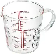 [HARIO] Heatproof Glass Measuring Cup with Handle, 200ml