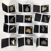 Warhammer Age of Sigmar Faction Pin Badge 12x Set inc Rare Golden Games Workshop