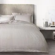 Sheridan 700TC Lexington Quilt Cover Set in Dove Size: Super King Cotton