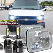 5x7" 7X6" Inch Headlights Square For Chevy Express Cargo Van 1500 2500 3500 Pair (for: Peugeot)