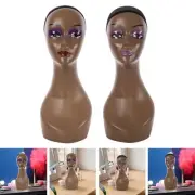 Bald Mannequin Head with Shoulder Smooth Professional Manikin Head Wig Display