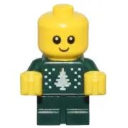 LEGO Baby - Dark Green Holiday Sweater Minifigure