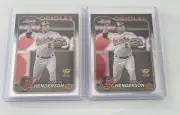 2024 Topps Chrome Gunnar Henderson Refractor x2 - All Star Rookie Cup - Orioles