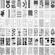60 Pcs Journal Stencils Planner Stencils Plastic Drawing Stencils Letter and