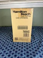 Hamilton Beach 76606AG Smooth Touch Electric Automatic Can Opener with Easy
