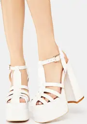 Chill Running Paradise Platform Heels