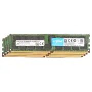 Crucial 64GB (4x 16GB) 2400MHz DDR4 ECC RDIMM PC4-19200 1.2V 2Rx4 Server Memory
