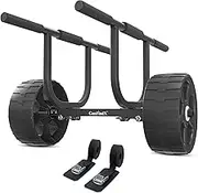 GanFindX Heavy-Duty Universal Kayak Cart Dolly Made of High Strength Metal w/Puncture-Free Wheels High | Load Capacity Kayak Wheels Cart for Kayaking/Canoeing Convenience | Webbing Straps