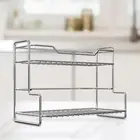 Kitchen Counter Shelf Bathroom Storage Rack 2 Tier Spice Rack
