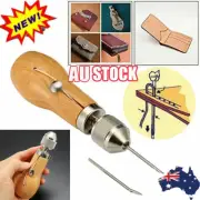 Sewing Awl Needle Tool Kit Leather Sail Canvas Hand Stiching Speedy Stitcher DX