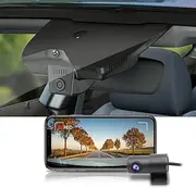 Fitcamx Front 2160P+Rear 1080P Dash Cam Suitable for Hyundai Kona 2023 2024 2025 (Right Hand Drive Car, HD2-BE900), Integrated OEM Look, Dual HD Video, WiFi & APP, Loop Recording, G-Sensor, 128GB Card