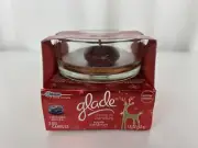 Christmas Candle Apple Cinnamon Glade Winter Collection Red Oil Candles Holder