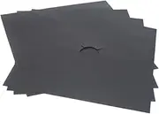 ROMISBABA Oven Liner for Gas Hob 12pcs Reusable Sheets Non-Stick Gas Hob Protector Home Restaurant Cooktop