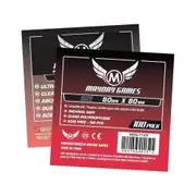 100pc Mayday 80x80mm Medium Square Card Sleeve Case Protector Game Accessory