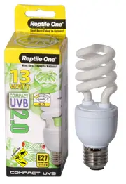 Reptile One Compact UVB Bulb 13W UVB 2.0 E27 Fitting (46695)