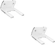 Vaguelly 2 Sets Guitar Stand Guitar Hanger Guitar Wall Mount Acrylic Display Risers Bass Stand Studio Wall Mount Wall Violin Holder Wall-mounted Guitar Hook Ukulele Hook Musical Instrument