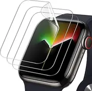 [JETech] Screen Protector for Apple Watch Series 9/8/7 41mm, Flexible TPU Film, Anti-Scratch HD Clear, 3-Pack
