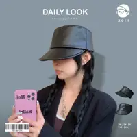 在飛比找momo購物網優惠-【ZOII 佐壹】韓版騎馬帽(皮革帽 老帽 報童帽 棒球帽 