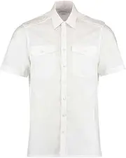 [KUSTOM KIT] Mens Short-Sleeved Pilot Shirt